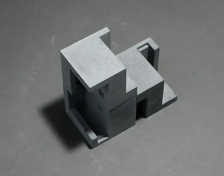 Livro de pressão concreto paperweight cimento criativo