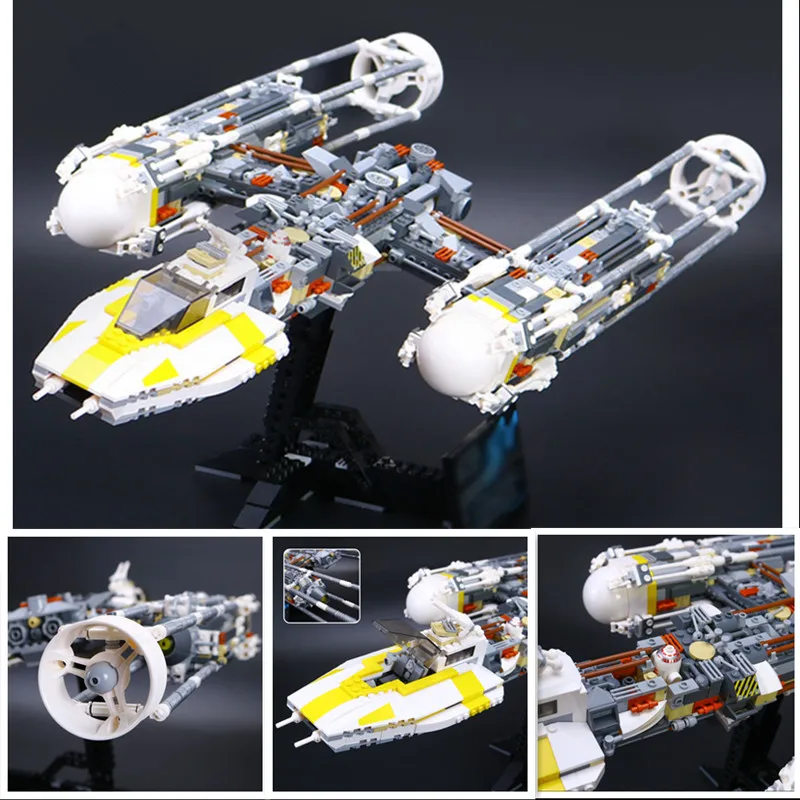 

IN STOCK Lepin 05040 1473 Pcs Y toy wing set Attack fighter LEPIN Building Block Assembled Brick Toys LEGOigd 10134 Christmas