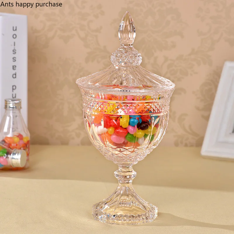 

4/4.5 Inch Glass Bottle Candy Cake Juice Bottle Transparent Storage Tank Sealed Candy Storage Tank