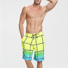 A848; сезон лето; мужские пляжные шорты для активного отдыха отпуск, доска для серфинга шорты купальные шорты одежда для плавания Sunga клетчатые мужские плавательные шорты бермуды