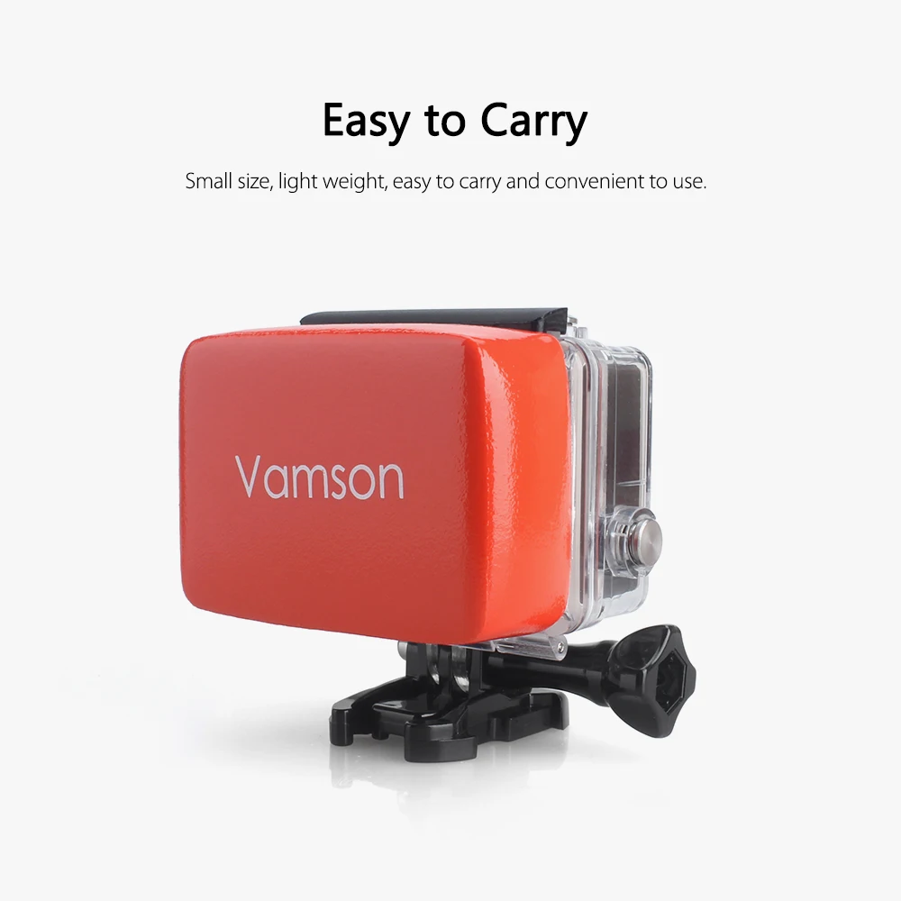Vamson для GoPro 7 6 аксессуары плавающий Блок Губка с наклейкой клей для GoPro Hero5 4 3+ 2 1 для Xiaomi yi для SJCAM VP602