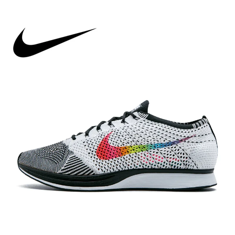 

Nike Flyknit Racer Racer Be True Men's Breathable Running Shoes Sport Outdoor Sneakers Footwear Designer Athletic 2018 New