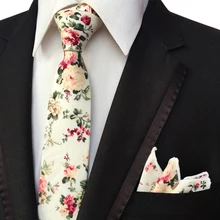 Mantieqingway мужские носовые платки с принтами галстук набор Модный повседневный Цветочный Тонкий 6 см галстук свадебные костюмы карманные квадратные и галстуки наборы