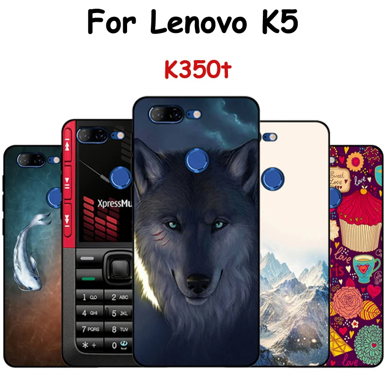 Untuk Lenovo K5 K350t Case Kartun Silikon Colorful Printing Phone Case Untuk Lenovo K5 K 5 Funda Pelindung Cover Lenovok5 Shell Kasus Telepon Penutup Aliexpress