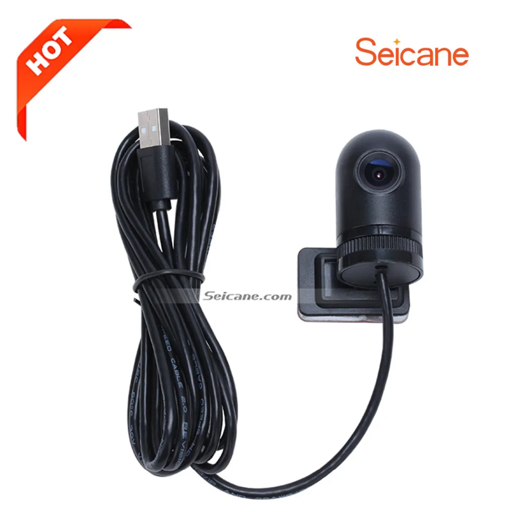 Goedkoop Seicane 140 Graden Groothoek HD 720 p USB Auto DVR front Camera Opname video Ondersteunende Android 7.1 6.0 5.1 ondersteuning OBD2