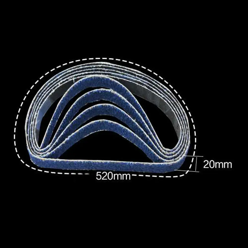 5/10 шт. циркониевый корунд абразивные шлифовальные синие ленты грубая и тонкая шлифовальная лента аксессуары полированная щетка