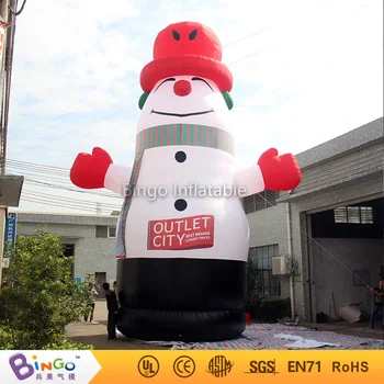 

giant inflatable Christmas santa claus cartoon 10m inflatable snowman for Christmas decoration festival toy
