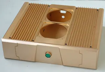

A-017 CNC All Aluminum Cabinet Chassis Case Box for DIY Audio Power Amplifier 442mm*114mm*365mm 442*114*365mm