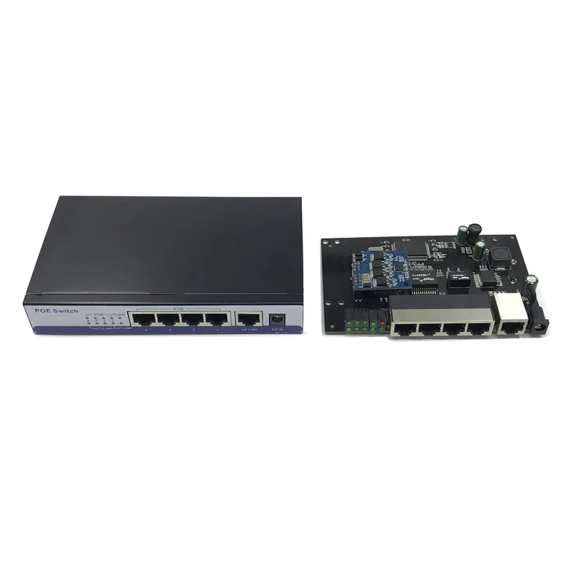 ANDDEAR-10/100 Мбит/с rj45 коммутатор poe 802.3af 8 разъёмы питания 15 5 w voor IP-камера nvr ip телефон