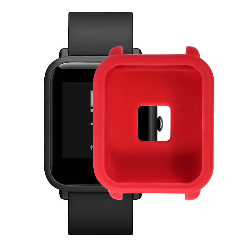 

Soft TPU Protection Silicone Full Case Cover Full Cover Cases for Huami Amazfit Bip Youth Watch LSMK99