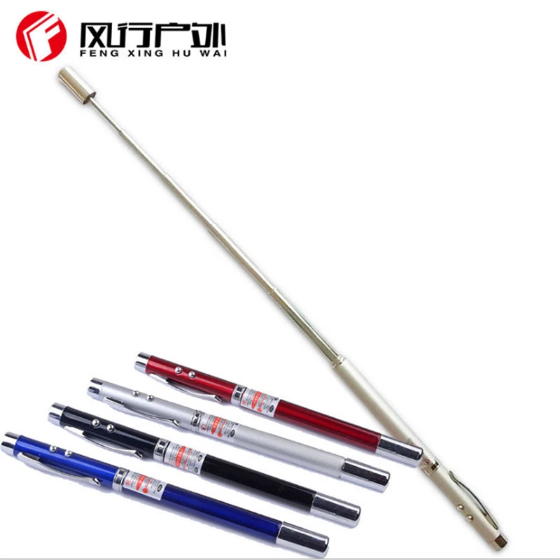 LED pen Flashlight telescopic baton truncheon Multi function laser pointer whip red laser pointer stick for teaching LED pen Flashlight telescopic baton truncheon Multi function laser pointer whip red laser pointer stick for teaching