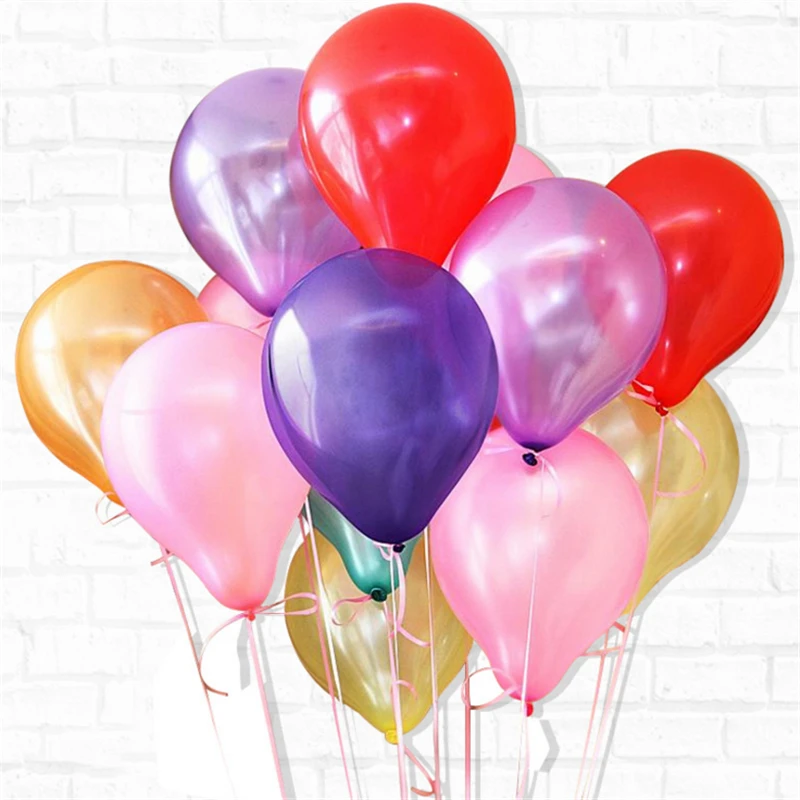 10 шт./лот, 10 дюймов, толщина 1,5 г, жемчужные латексные оранжевые воздушные шарики, надувной воздушный шар, товары для дня рождения, свадебные украшения, воздушный шар