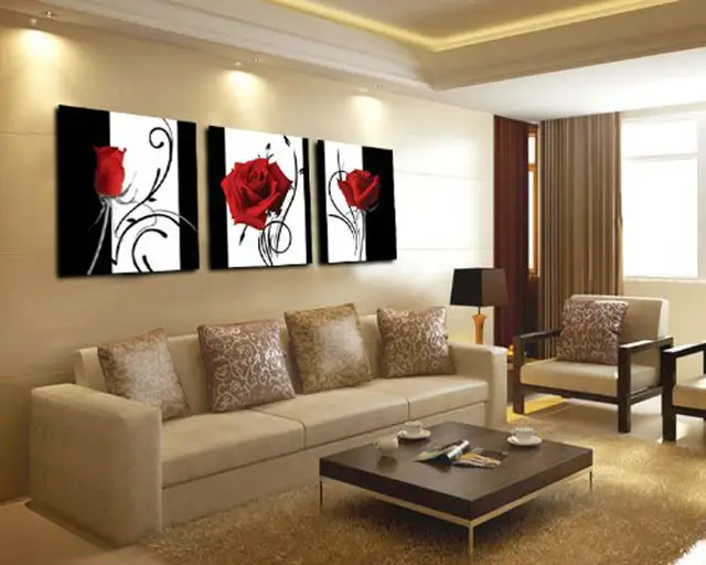 Wall Art Sets For Living Room aliexpress : buy 3 panel red rose home decorative canvas Wall Art Sets For Living Room aliexpress : buy 3 panel red rose home decorative canvas
