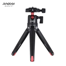 Andoer Mini Handheld Travel Tabletop Tripod Stand for Canon  Nikon Sony DSLR Mirrorless Camcorder for Smartphone