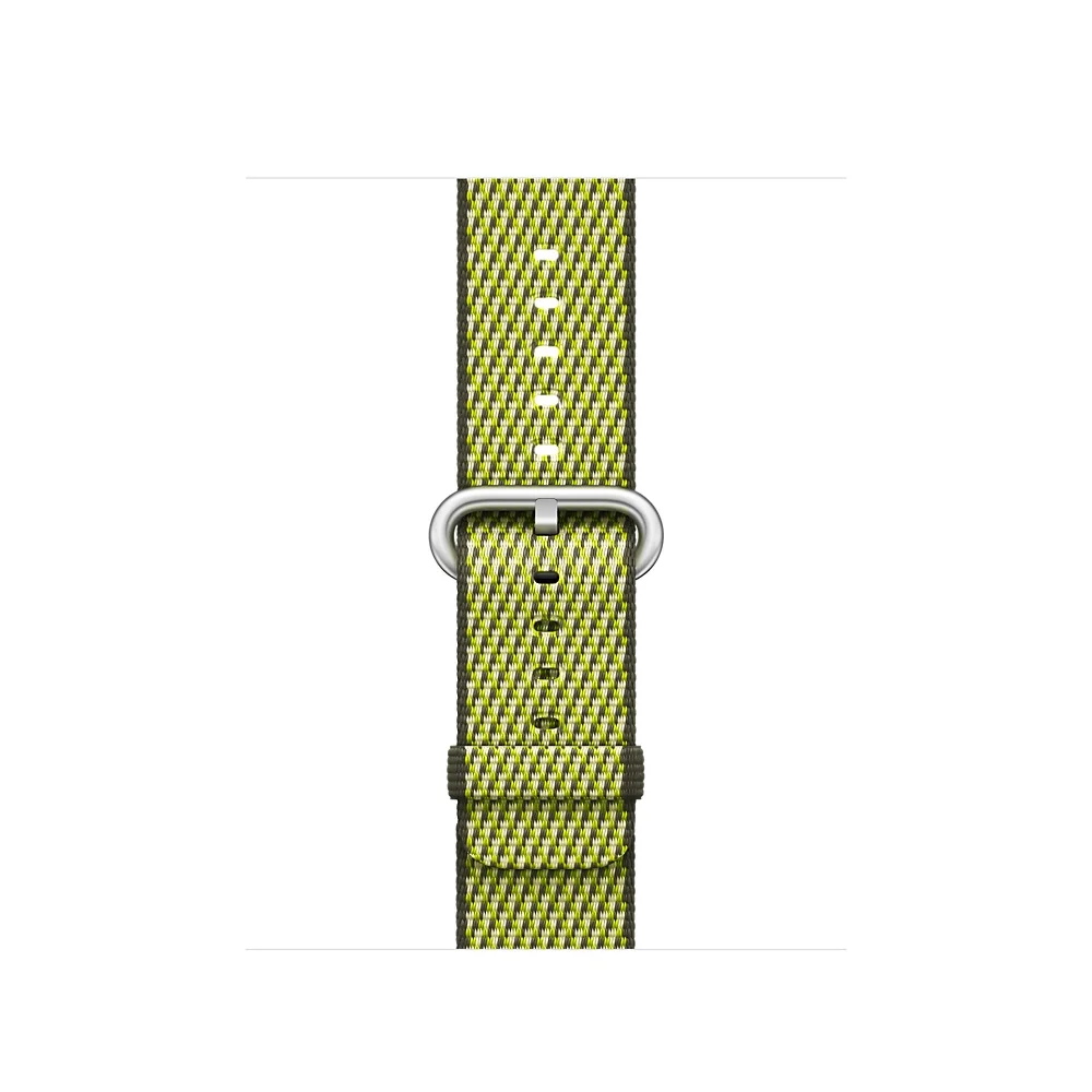 Ремешок URVOI для apple watch series 5 4 3 2 1 тканый нейлоновый ремешок для iWatch pride edition с классической пряжкой - Цвет ремешка: Dark Olive Check