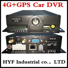 4G MDVR SD dupla carga do caminhão equipamento de monitorização da função de posicionamento GPS MDVR 4CH bus monitor de vídeo on-board gravador de dvr carro