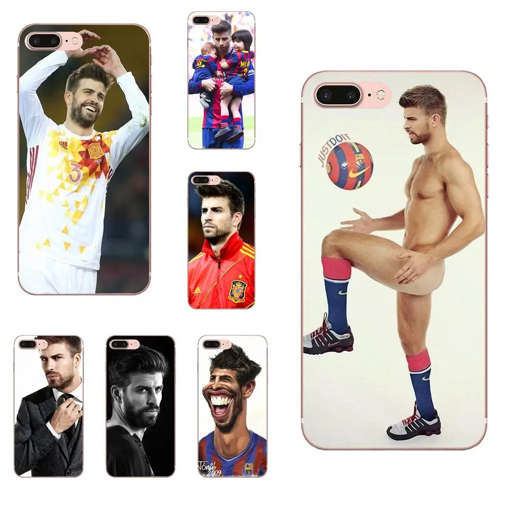

For Xiaomi Redmi Note 2 3 3S 4 4A 4X 5 5A 6 6A Pro Plus TPU Case Cover Soccer Superstars Gerard Piqu