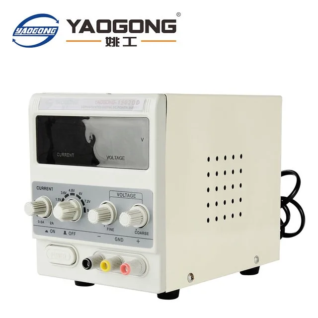 

Yaogong 1502DD hot sale item 15V 2A ac to dc power supply adjustable current for mobile phone repair