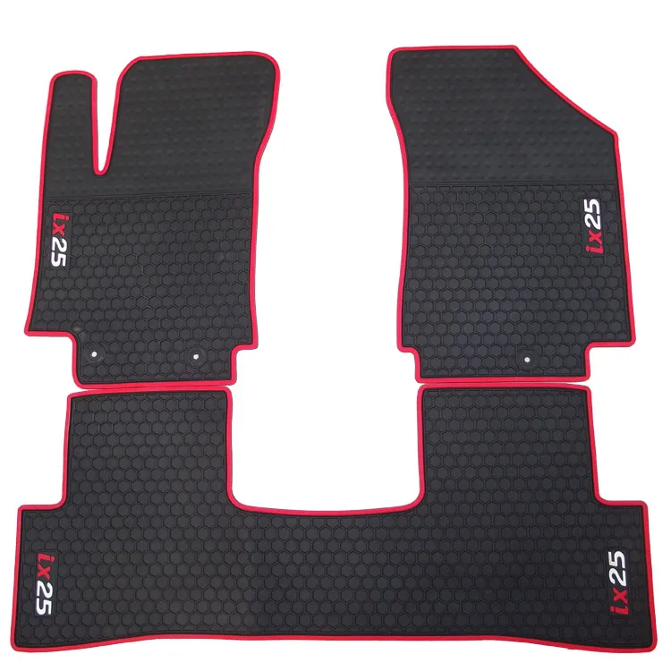 high quality waterproof anti skip no odor green latex durable carpets special rubber car floor