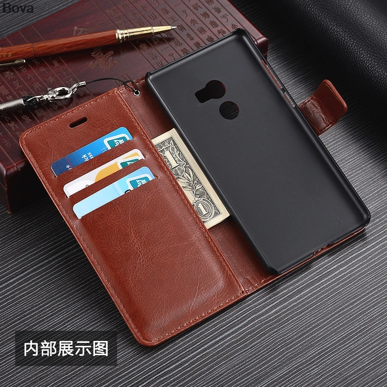 Чехол с держателем для карт Xiaomi Mi Mix 6 4 дюйма чехол из искусственной кожи откидной
