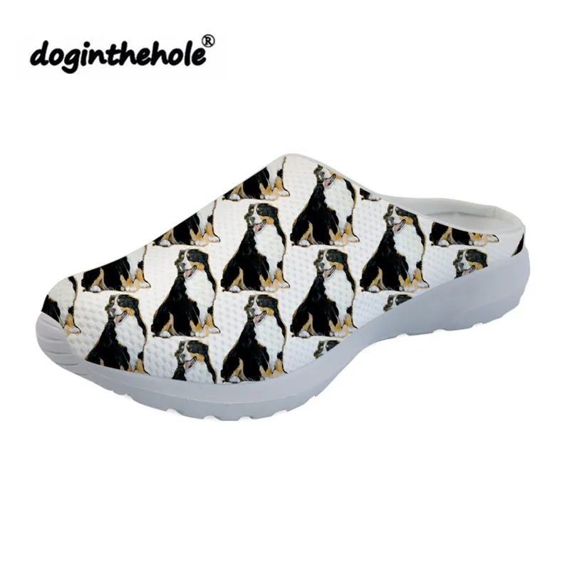 

doginthehole outdoor sports slippers Bernese mountain dog printed women Sport Sandals Summer Flats Water Beach Shoes Lightweight