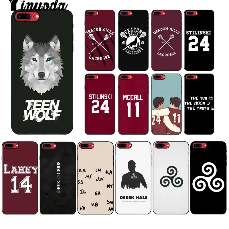

Yinuoda Teen Wolf Stilinski 24 McCALL 11 LAHEY 14 Luxury Unique Desig Phone Cover for iPhone 5 5Sx 6 7 7plus 8 8Plus X XS MAX XR