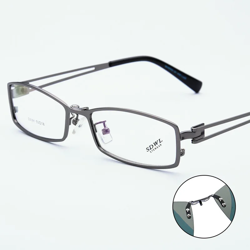 

Men Myopia Glasses Sunglasses Magnet Clip Optical Man Metal Eyeglasses Frame Polarized Magnetic Clip On Spectacle Blue 5 Color