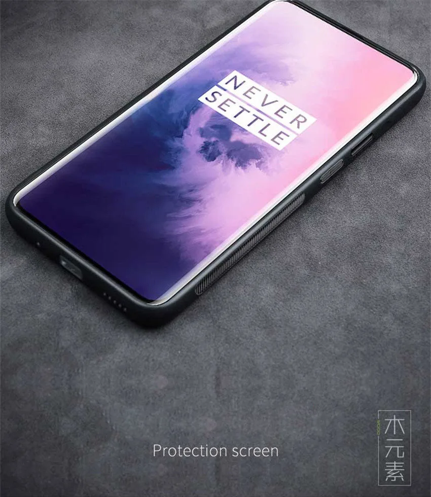 Oneplus 7 pro Чехол Boogic из натурального дерева чехол Oneplus 7 палисандр ТПУ противоударный чехол для телефона One plus 7 Pro Чехол