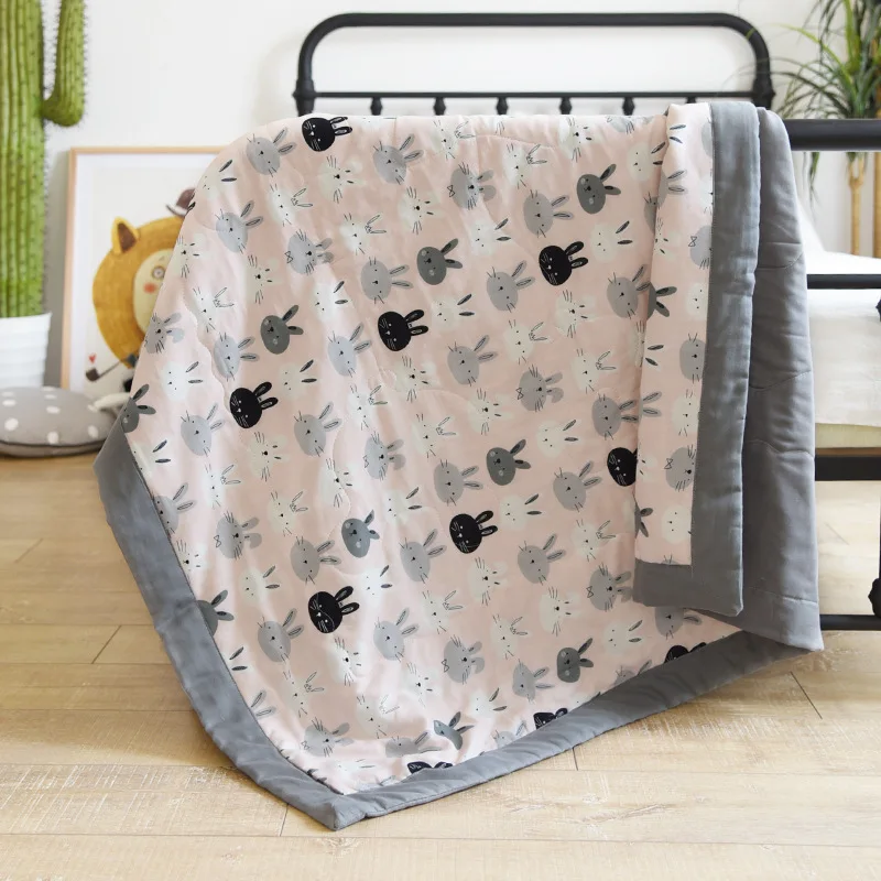 Full Cotton Kids Crib Quilt Cover Baby Sleeping Bag Summer