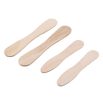 

120 PCS / Lot DIY Ice Cream Popsicle Sticks Natural Wooden Sticks Ice Cream Spoon Hand Crafts Art Ice Cream Lolly Cake Tools