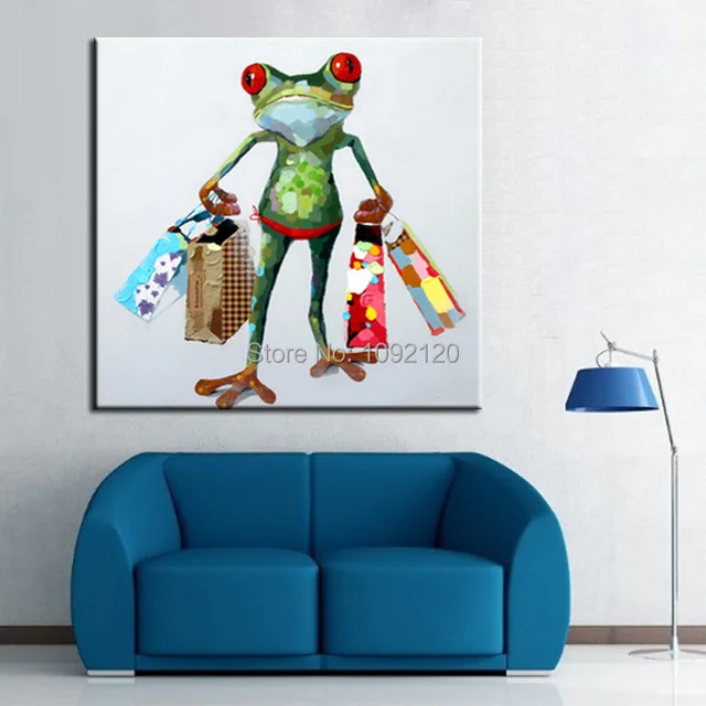 Hand Painted Wall Art Picture Oil Painting On Canvas High Quality Hand Painted Wall Art Picture Oil Painting On Canvas High Quality Paintings The Frog Ping Home