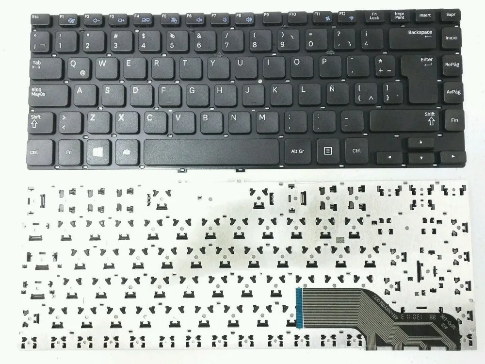 

News notebook laptop keyboard for Samsung NP275E4E NP270E4E NP300E4E 300E4E 350V4X Spanish/Latin layout