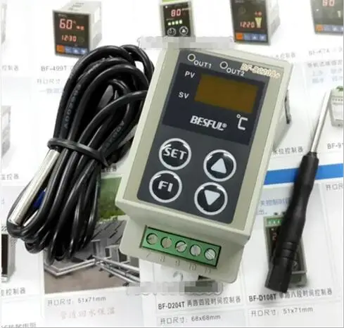 BF D220A + рельсовый двойной выходной регулятор температуры цифровой дисплей