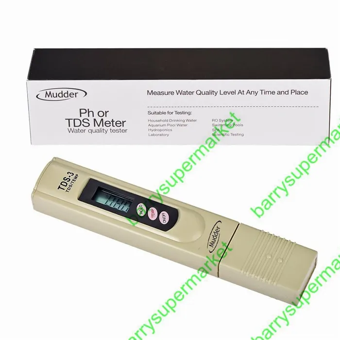 Digital PH Meter+Digital TDS meter PH tester Water Quality Purity tester for Aquarium Swimming Pools Laboratory 0-9999 PPM