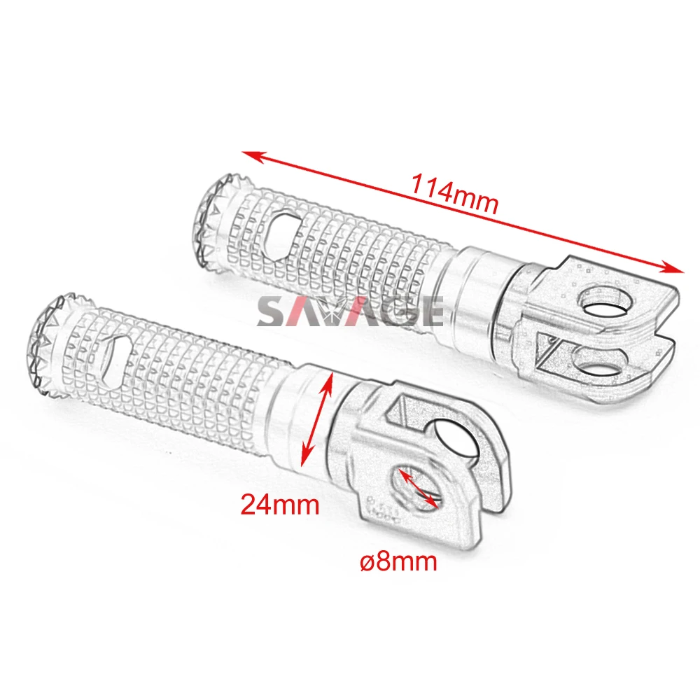 Передняя подставка для ног колышки SUZUKI GSR/GSXS 750 GSXS 1000/1000F GSX 1300/1300R B KING HAYABUSA 2008 2020