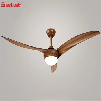 

LED Ceiling Fan 52inch American Ceiling Fans Lustres For Living Room with remote control Modern Cooling Fan lights Fixtures