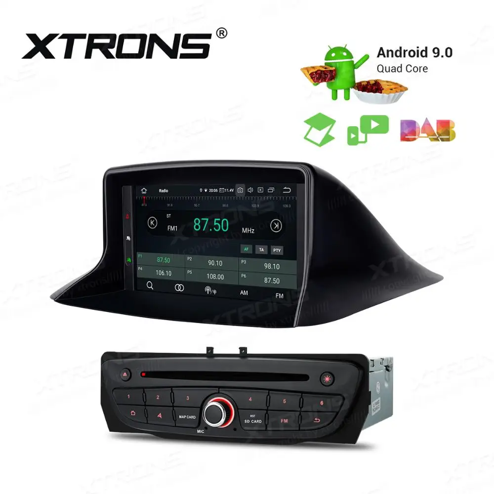 Discount 7" Android 9.0 Pie OS Car DVD Multimedia Navigation GPS Radio for Renault Megane III 2008-2015 & Renault Fluence 2008-2015 1