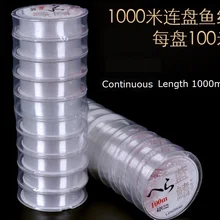 Длинные 1000 м нейлоновые рыболовные лески прозрачные нейлоновые телескопические лески