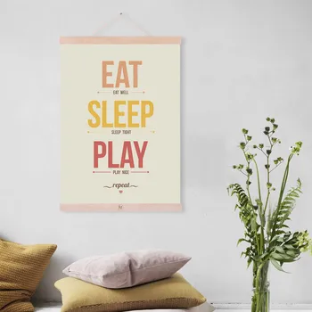 

Vintage Inspitational Quotes Posters Prints Nordic Style Kids Room Decor Scroll Wall Art Pictures Wooden Framed Canvas Paintings