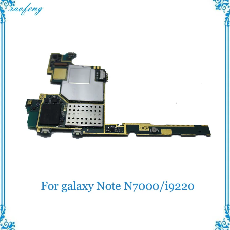 

Replace Unlocked & Used for Samsung Note 1 N7000 i9220 motherboard 16gb whole function mainboard with full chips Logic Board