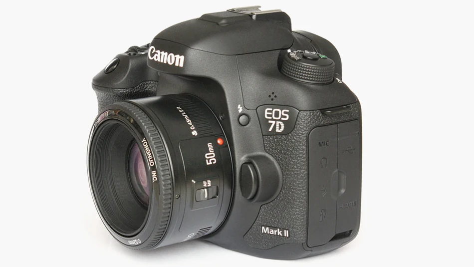 Объектив YONGNUO YN50mm f1.8 EF 50 мм f/1,8 AF объектив YN50 апертура Автофокус для Canon EOS T6 EOS 700D 750D 80 Canon DSLR камеры
