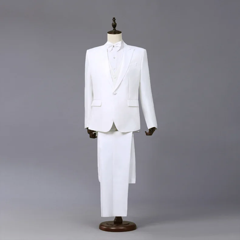 Spring Suits Men Long Sleeve Dress Men's Wedding White Cheap Casual Groom Suit Slim Fit Clothes Stage Two Piece Set Coat Pant Spring Suits Men Long Sleeve Dress Men's Wedding White Cheap Casual Groom Suit Slim Fit Clothes Stage Two Piece Set Coat Pant