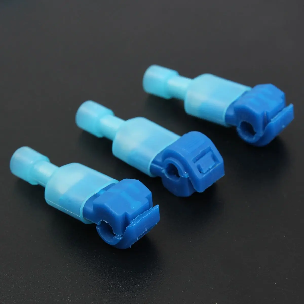 100/10pcs Quick Splice Spade Connectors Electrical Wire Cable Crimp Terminals Set 0.3-6mm2 Red/Blue/Yellow