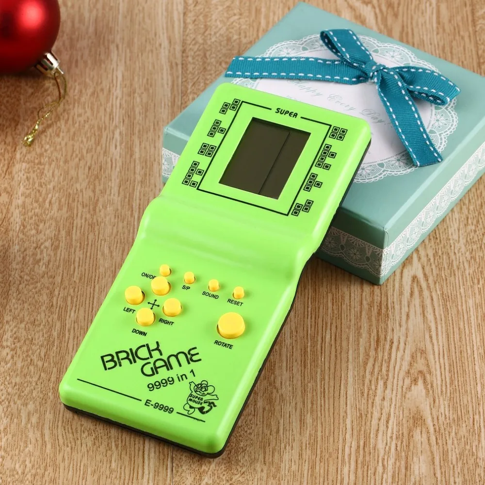 ЖК игра электронный винтажный Tetris кирпич портативные аркадные карманные игрушки