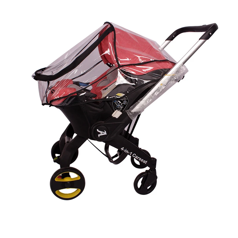 

Safety seat stroller 4in1 multi-function children's trolley custom rain cover windshield