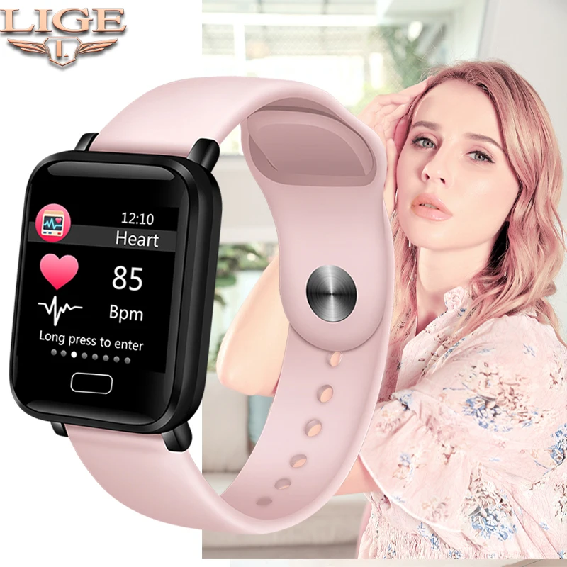 Фитнес трекер BANGWEI Smart Uhr Frauen mяnner Herz Rate blutduck умный Браслет для занятий спортом