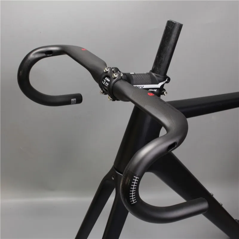 Carbon Road Bicycle Handlebar Internal Cable Bent Steering Wheel Handle Bars