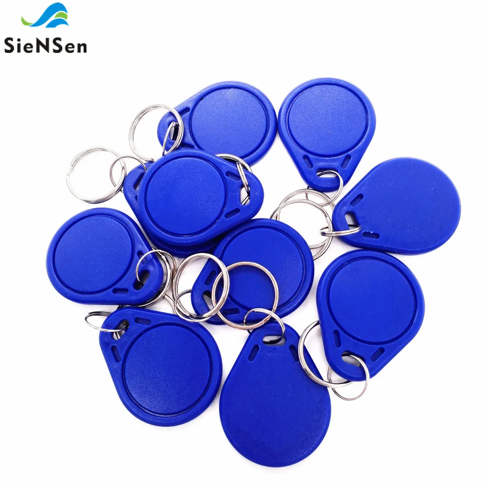 

SieNSen 5Pcs/lot Multicolor S50 UID/IC Copy Key Chain for Elevators,Residential,Company Entry and Exit Banned IC Card 13.56MHZ
