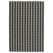 Тканый ковер ручной работы, плоский, серый, белый, 133x195 см, изготовлен из чистой новой шерсти