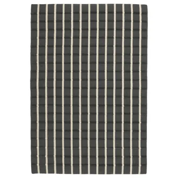 

hand woven Carpet, flatwoven, grey, white,133x195 cm ,Made from 100% pure new wool.